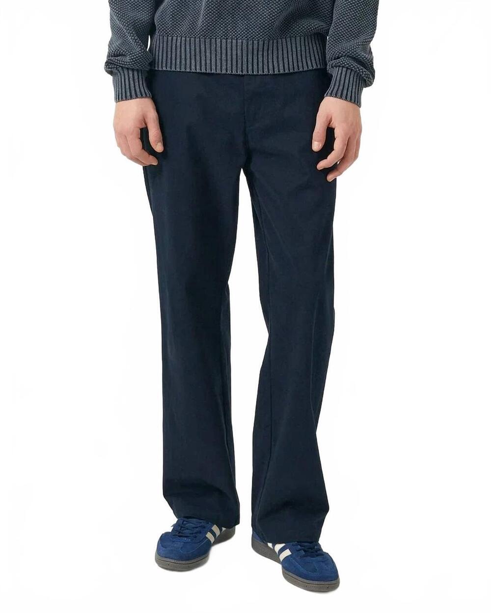 NEW CORRIDOR men's moleskin trouser in navy